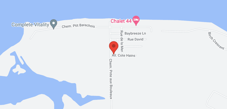 map of 131 Pointe aux Bouleaux